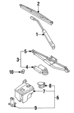 21058322 - Body: Wiper Arm for GM Image