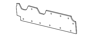CK4Z6142411F - Body: Roof Opening Trim for Ford Image