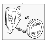 1L7Z15200AC - Electrical: Fog Lamp Assembly for Lincoln: Blackwood, Navigator Image