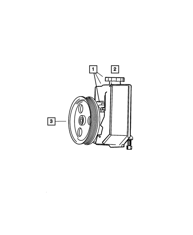 52088710AE - Steering: Power Steering Pump for Mopar Image image