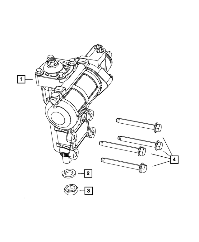 68052897AE - Steering: Power Steering Gear for Mopar Image
