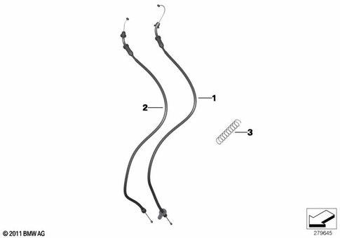 Bowden Cables for 2017 BMW-Motorrad C 650 Sport #1