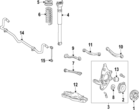 Rear Suspension for 2016 Mercedes-Benz E63 AMG S #1