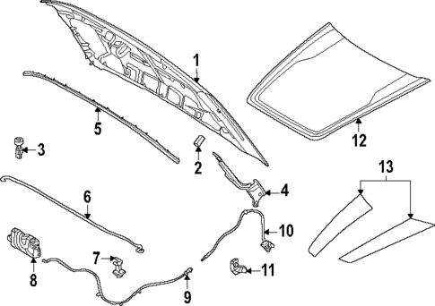 Exterior Trim - Hood for 2025 Ford Maverick #0
