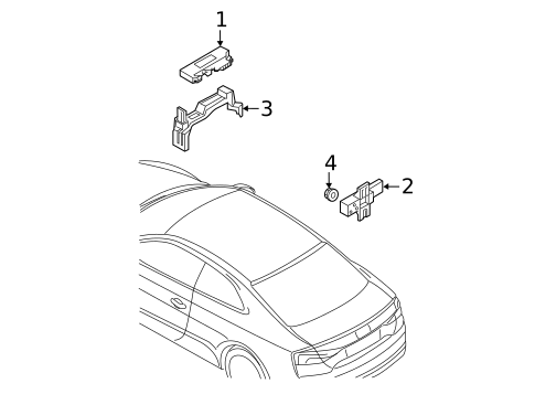 Keyless Entry Components for 2023 Audi A5 Quattro #1
