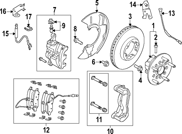 KK2Z2K005D - Brakes: Splash Shield for Ford: E-Transit, Transit-150, Transit-250, Transit-350, Transit-350 HD Image