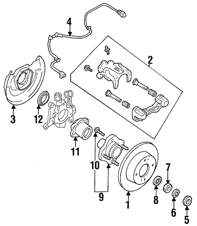 4320674F00 - : Brake Rotor for Nissan: 240SX Image