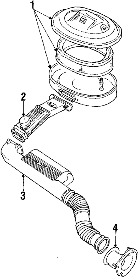 Air Inlet for 1990 Ford Escort #0