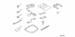 9405004070 - Accessory Components: NUT, FLANGE (4MM) for Honda Image
