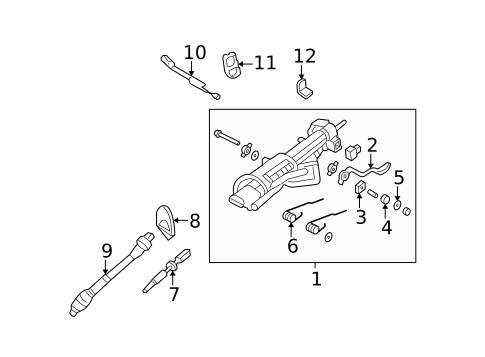 Housing & Components for 2003 Lincoln Aviator #0