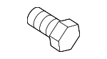 N98924102 - Body: Seat Belt Lap And Shoulder Belt Bolt for Audi Image