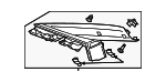 23440632 - Body: Upper Quarter Trim for Cadillac: ELR Image