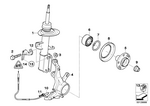 31316764602 - Front Axle: Front Right Spring Strut for BMW Image