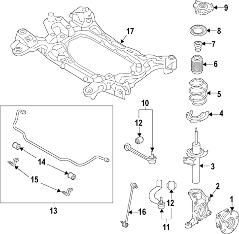 Suspension Components for 2023 Genesis G70 #1