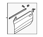 8T0831051C - Body: Door Shell for Audi: A5 Quattro, RS5, S5 Image