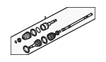 YL8Z4B436AB - Universals &amp; Rear Axle: Axle Shafts for FORD Image