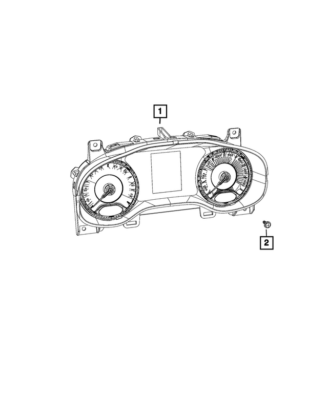 7RA22KXHAA - Electrical: Instrument Panel Cluster for Mopar Image