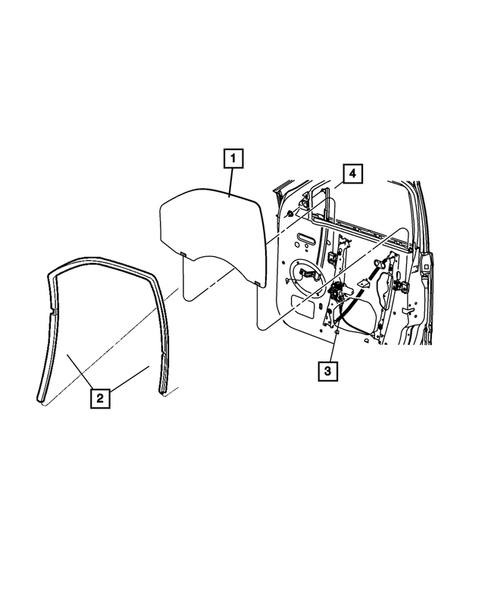 Front Door for 2007 Jeep Grand Cherokee #1