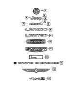 68377402AC - : Nameplate for Mopar Image