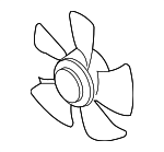 93744898 - Cooling System: Fan Blade for Chevrolet: Aveo, Aveo5 | Pontiac: G3 Image