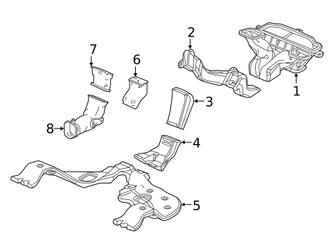 Ducts for 2017 Acura RDX #0