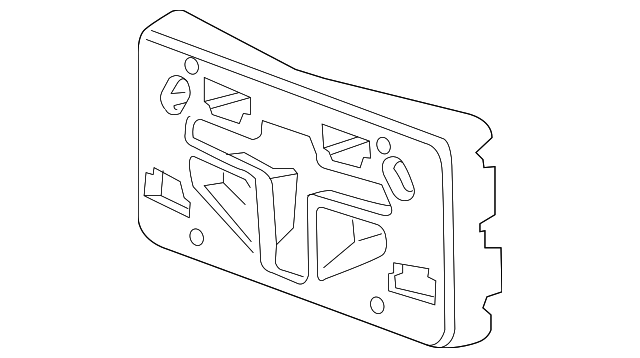 2019 Chevrolet Cruze Front License Plate Bracket 42679720 | Shop Matick ...