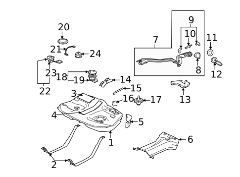 Senders for 2005 Mitsubishi Galant #0