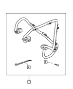 82204724AB - Mopar Accessories - Component Parts: Trailer Tow - 7 Way Wiring Kit for Dodge: Dakota, Ram 1500, Ram 2500, Ram 3500 Image