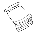 51627207411 - Body: Upper Cover for BMW: 535i GT, 535i GT xDrive, 550i GT, 550i GT xDrive Image