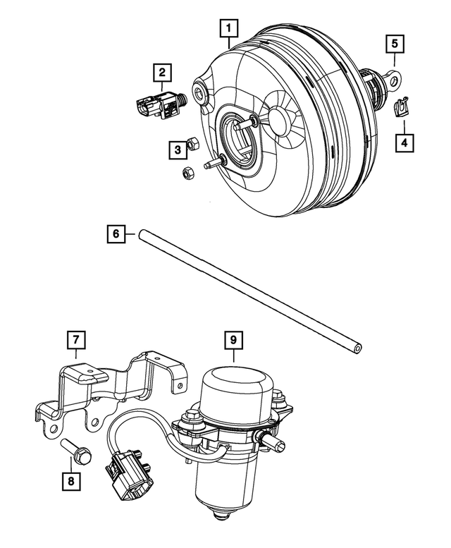 5183872AA - Brakes: Hex Lock Nut for Mopar Image