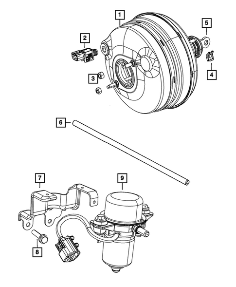 Power Brake Booster for 2016 Dodge Challenger #0