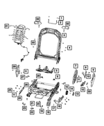 5143451AA - Interior Trim: Seat Screw for Chrysler: PT Cruiser | Dodge: Caliber, Journey, Nitro, Ram 1500, Ram 2500, Ram 3500 | Jeep: Commander, Compass, Gladiator, Grand Cherokee, Liberty, Patriot, Wrangler | Ram: 1500, 1500 Classic, 2500, 3500 Image
