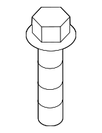 3115925500 - Fuel System: Plate Screw for Hyundai: Accent, Elantra GT, Genesis Coupe, Veloster Image