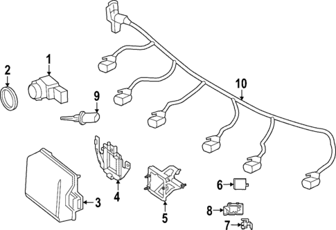 Electrical Components for 2024 Mercedes-Benz E450 #6