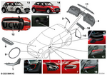 16115A7AD86 - Retrofitting / Conversion / Accessories: Tank Cap, Cap, Carbon for Mini: Coop.S JCW, Cooper, Cooper ALL4, Cooper S, Cooper S ALL4, Cooper SE ALL4, Countryman S ALL4, Countryman SE ALL4, JCW, JCW ALL4, JCW Countryman ALL4, JCW GP Image image