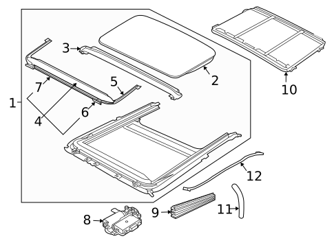 Sunroof for 2010 Saab 9-3X #0