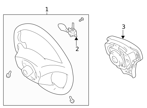Steering Wheel & Trim for 2008 Toyota Corolla #0