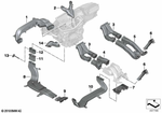 64116845710 - Heater and Air Conditioning: Sliding Piece Right for BMW Image