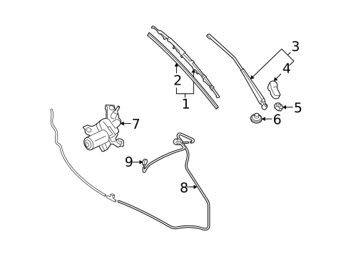 Wipers for 2006 Mitsubishi Eclipse #1