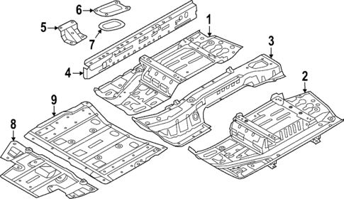 Floor & Rails for 2025 Nissan LEAF #0