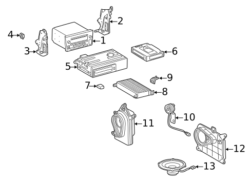 Sound System for 1998 Lexus GS300 #0