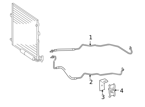 Trans Oil Cooler for 2009 Mercedes-Benz ML 63 AMG&reg; #0