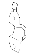488320E030 - Suspension: Stabilizer Bar Rear Bracket for Lexus: RX300, RX330, RX350, RX400h Image