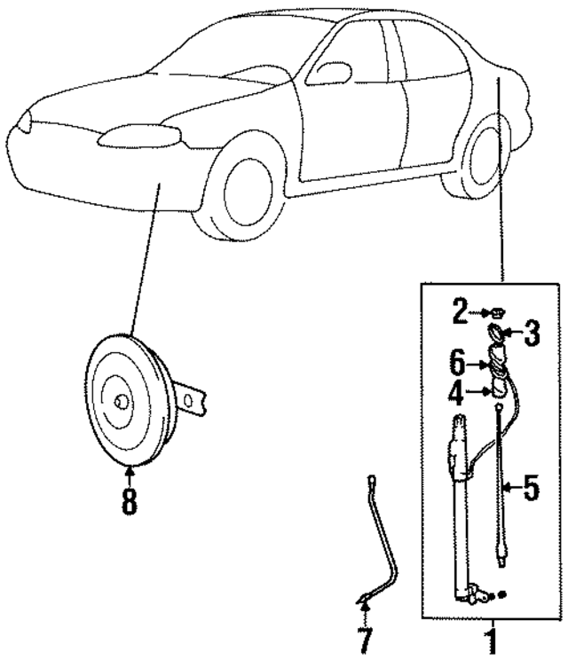 9621629505 - : Mast Insulator for Hyundai Image