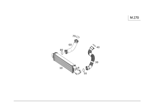 Charge Air Cooling for 2019 Mercedes-Benz CLA250 #0