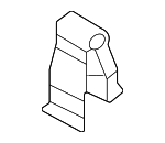 S47P64345 - Body: Lower Pillar Trim Clip for Mazda Image