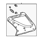 6247048020C0 - Body: Upper Quarter Trim for Lexus: RX300 Image