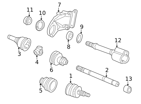 Drive Axles for 2003 Saab 9-3 #0