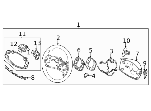 Steering Wheel & Trim for 2023 Genesis GV80 #0