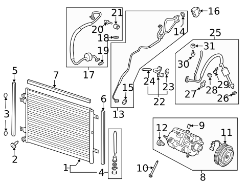 A/C Flow Restrictors for 2018 Ford F-350 Super Duty #0